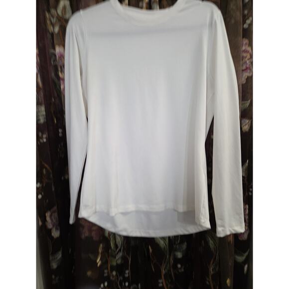 Peter Millar Vinyasa Womens Performance White Long Sleeve Size Medium - Picture 8 of 14